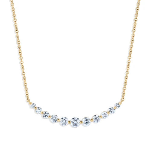 Diamond Smiley Necklace [JNOTH0121]