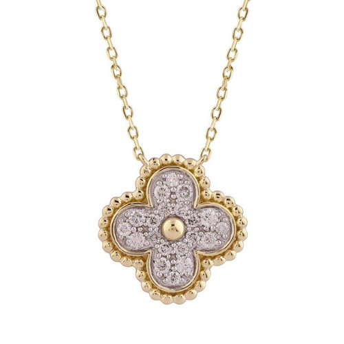Quatrefoil Pendant Necklace [JNPEN0844]