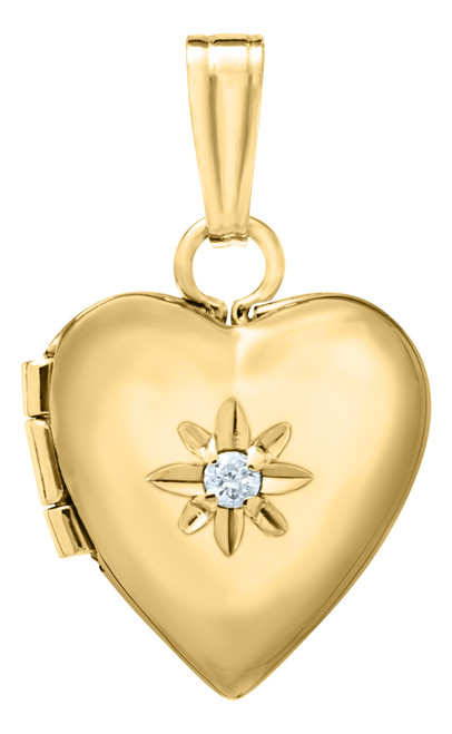 Heart Diamond Locket [JNPEN0950]
