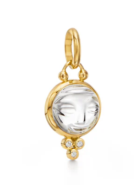 Rock Crystal Moonface Pendant [JCHRM0323]