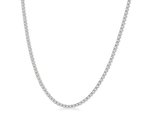 Uniform Diamond Line Necklace [JNLIN0047]