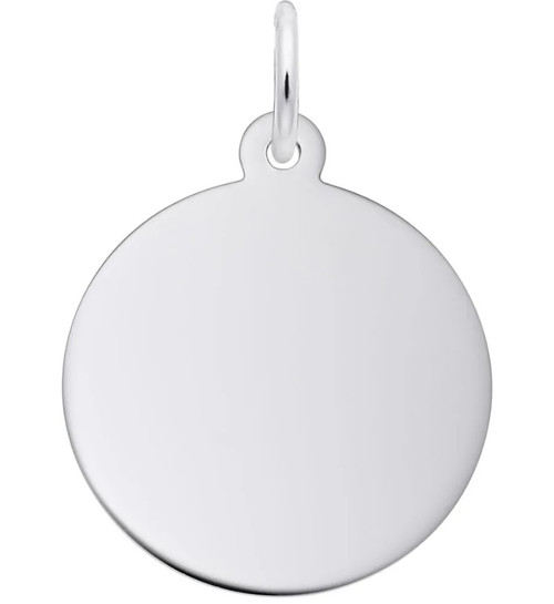 Small Round Disc Charm [2YCHM1448]