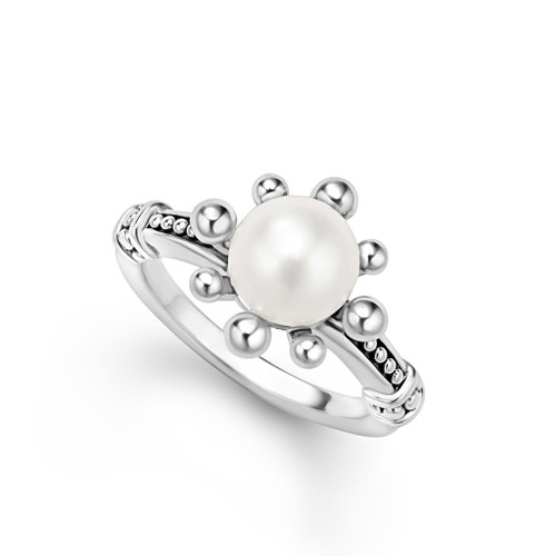 Luna Floral Freshwater Pearl Ring [JROTH1311]