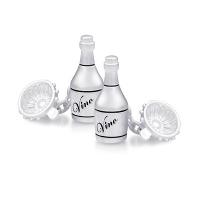 Wine Bottle Cufflinks [2YGCL0196]