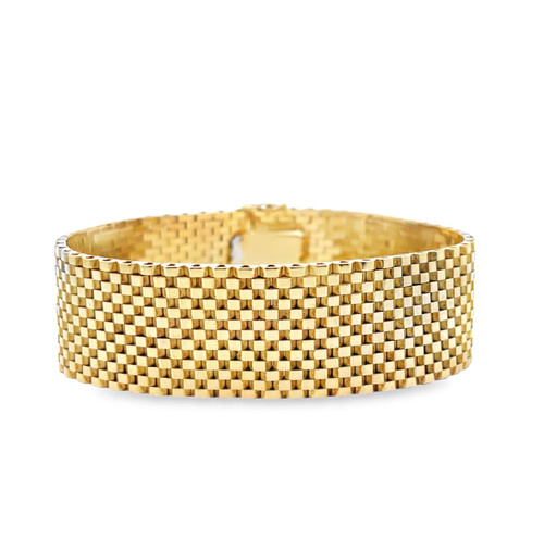 Estate Retro Brick Link Bracelet [JBOTH1397]