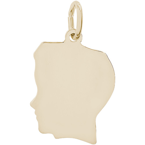 Medium Boy’s Head Charm [2XCHM2118]