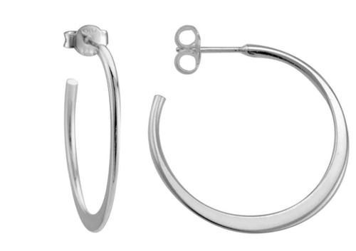 Tapered Hoop Earrings [JEHOP0396]