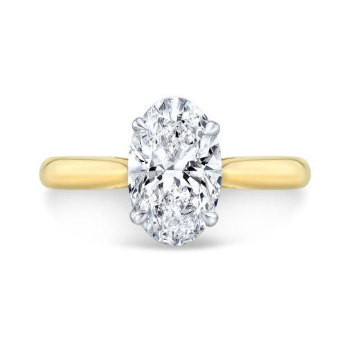 Oval Diamond Engagement Ring, 0.96 [JRENG0293]