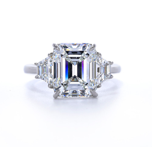 Emerald Cut Diamond Engagement Ring, 5.03 GIA [JRENG0136]