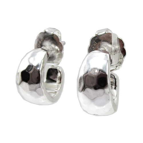 Classico Hammered Hoop Earrings [JEHOP0643]