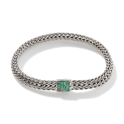 Icon Reversible Emerald and Black Sapphire Bracelet [JBOTH1464]