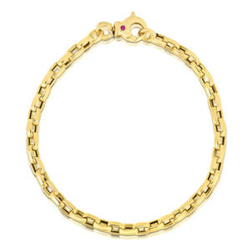 Fine Gauge Square Link Bracelet [2BAGX3147]