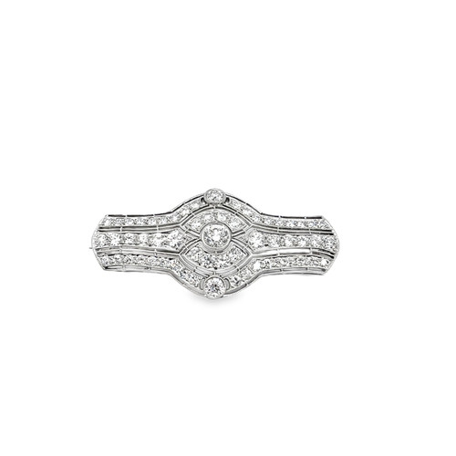 Estate Art Deco Diamond Brooch [JAPNB0089]