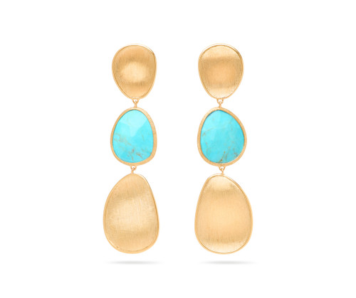 Lunaria Turquoise Drop Earrings [JEOTH1196]