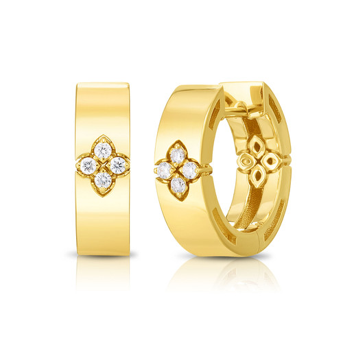 Love in Verona Diamond Hoop Earrings [1EAHP0758]