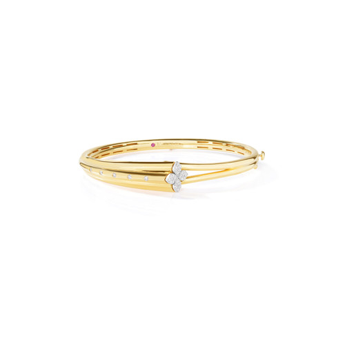 Love in Verona Diamond Flower Bangle [JBBAC0812]