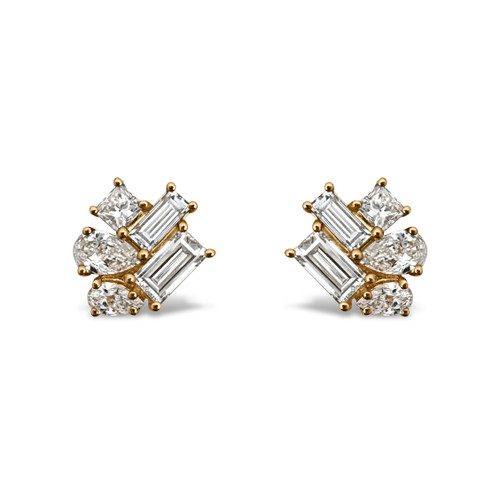 Trellis Mini Bud Stud Earrings [JESTD0838]