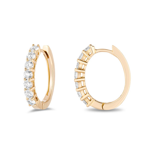 Diamond Huggie Earrings [1EAHP0967]