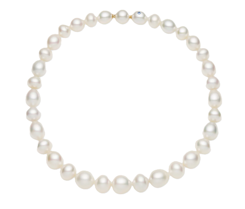 Delfini Blue Pearl Strand Necklace [JNOTH1262]