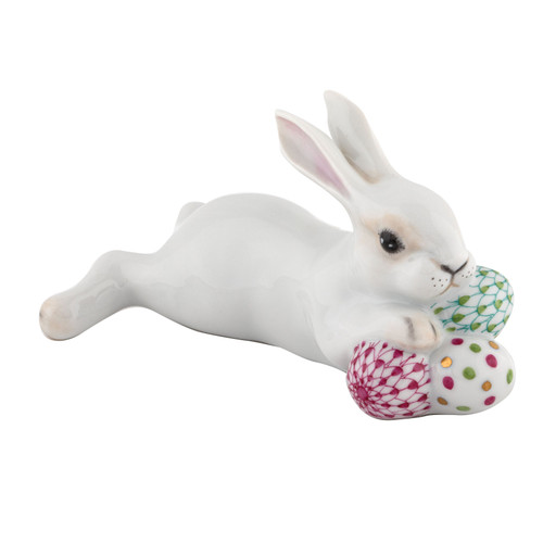 Bunny Lying Down with Eggs [GGFIG0214]