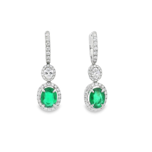 Emerald and Diamond Earrings [JEOTH1688]