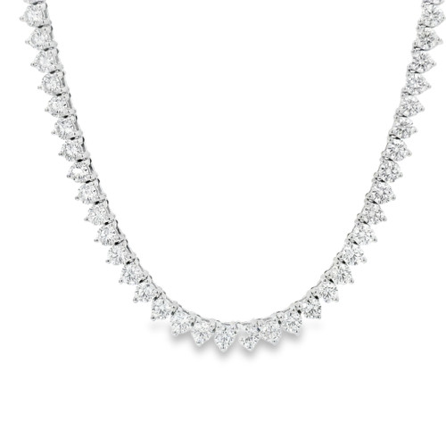 Uniform Diamond Line Necklace, 23.52 [JNLIN0180]