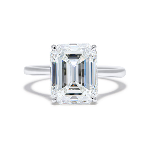 Emerald Cut Diamond Ring, 5.09 [JRENG0779]