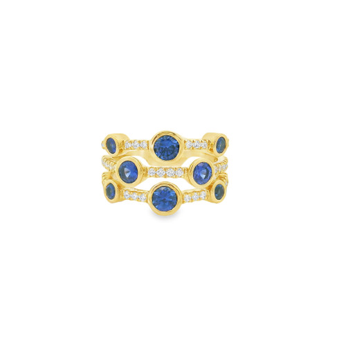 Sapphire and Diamond Ring [JROTH2692]
