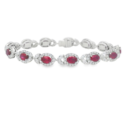 Ruby and Diamond Bracelet [JBOTH2369]