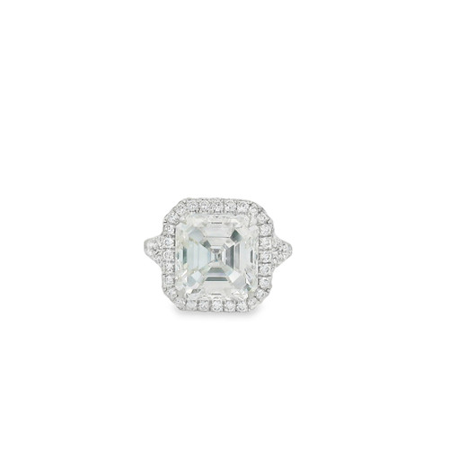 Asscher Cut Diamond Ring [JRENG0799]