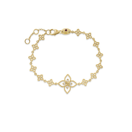 Princess Flower Chain and Charm Bracelet [JBOTH2179]