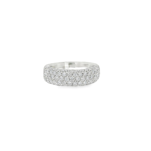 Estate Diamond Pave Band Ring [JROTH2789]