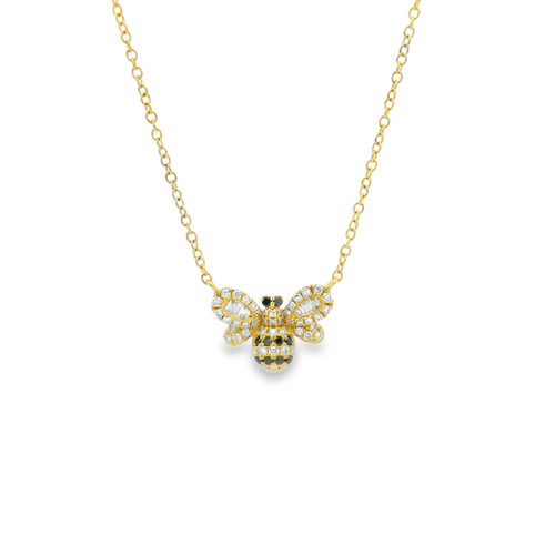 Bumble Bee Pendant Necklace [JNPEN2070]