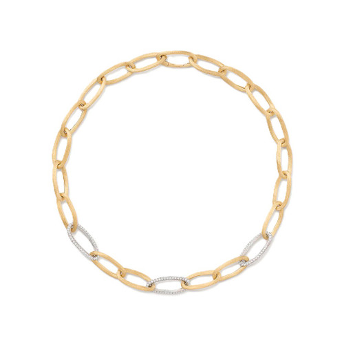 Jaipur Oval Link Diamond Necklace [JNOTH1739]