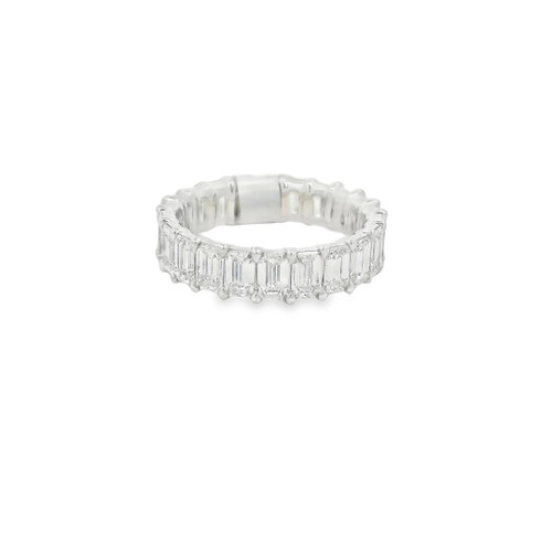 Emerald Cut Diamond Eternity Band, 4.35 [JRBND1496]