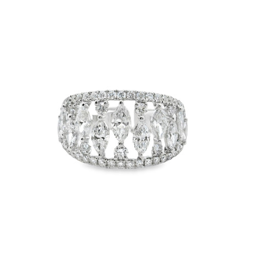 Marquise-Cut Diamond Band [JROTH2826]