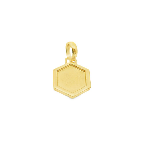 Small Hexagon ID Charm [JCHRM0603]