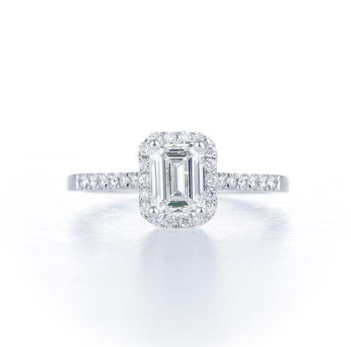 Emerald Cut Diamond Ring [JRENG0776]