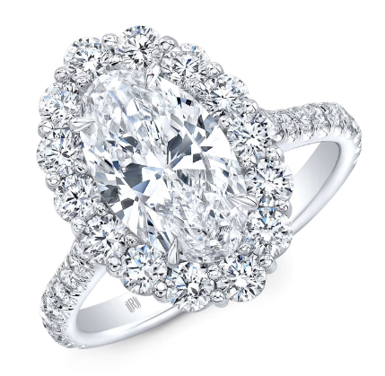 Moval Diamond Ring [JRENG0788]