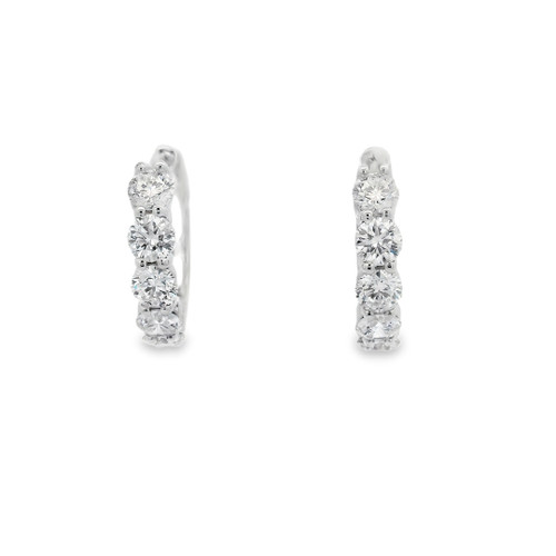 Diamond Hoop Earrings [JEHOP1080]