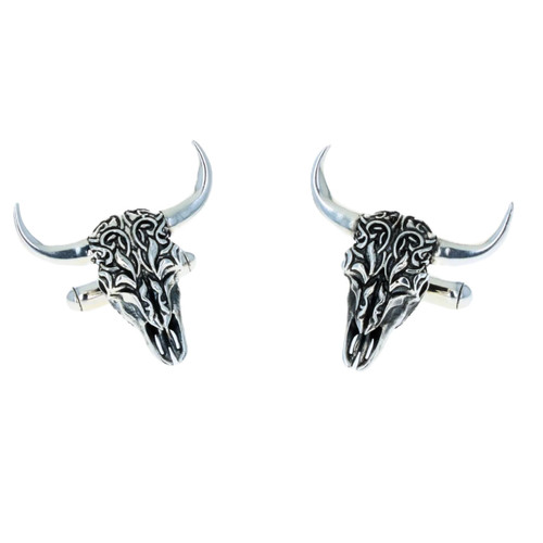 Buffalo Skull Cufflinks [JACUF0075]