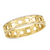 Navarra Wide Bangle With Diamond Accents [1BNGL1045]