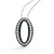 Oval Black and White Diamond Pendant [1DFAD2800]