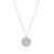 Diamond Pave Disc Pendant Necklace [1DFAD4009]