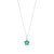 Emerald and Diamond Pendant Necklace [1DFED0317]