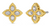 Princess Flower Diamond Earrings [1EADX4161]