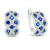 Sapphire and Diamond Earrings  [1ESDX0836]