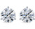 Solitaire Diamond Earrings, 4.01 GIA [1ESTX2883]
