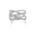 Diamond Crossover Ring [1FADX3878]