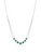 Emerald and Diamond Necklace [1NEDX0083]